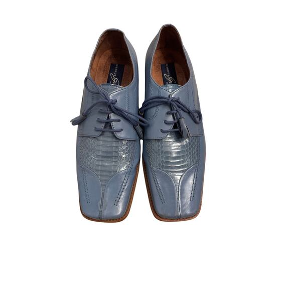 Vintage Men's Giorgio Brutini Private Collection Shoes Genuine Snake Size 8W - Picture 1 of 8